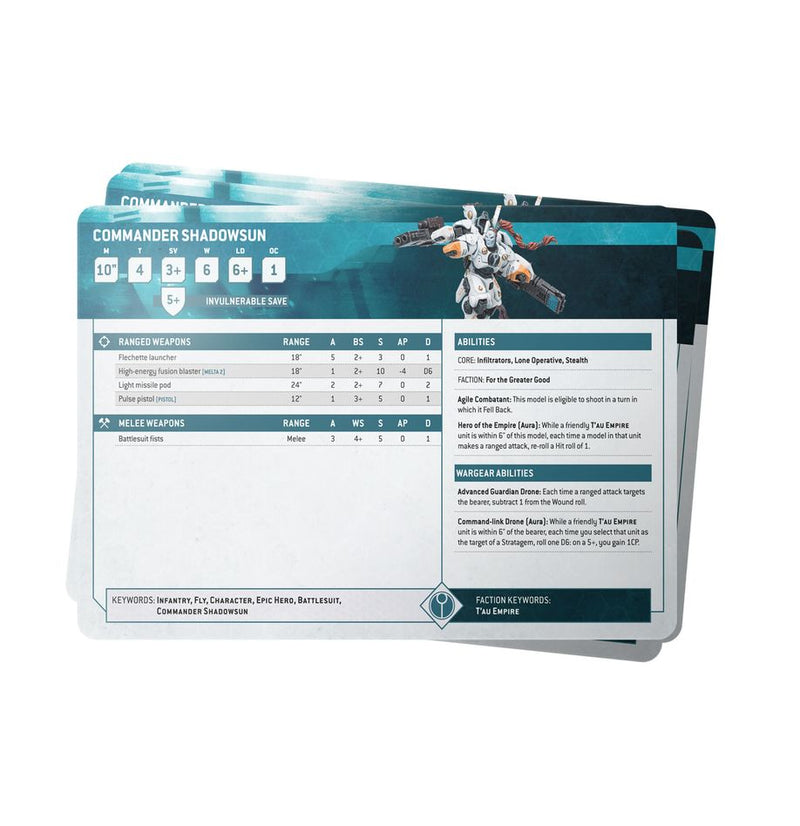 Datasheet Cards - Tau Empire