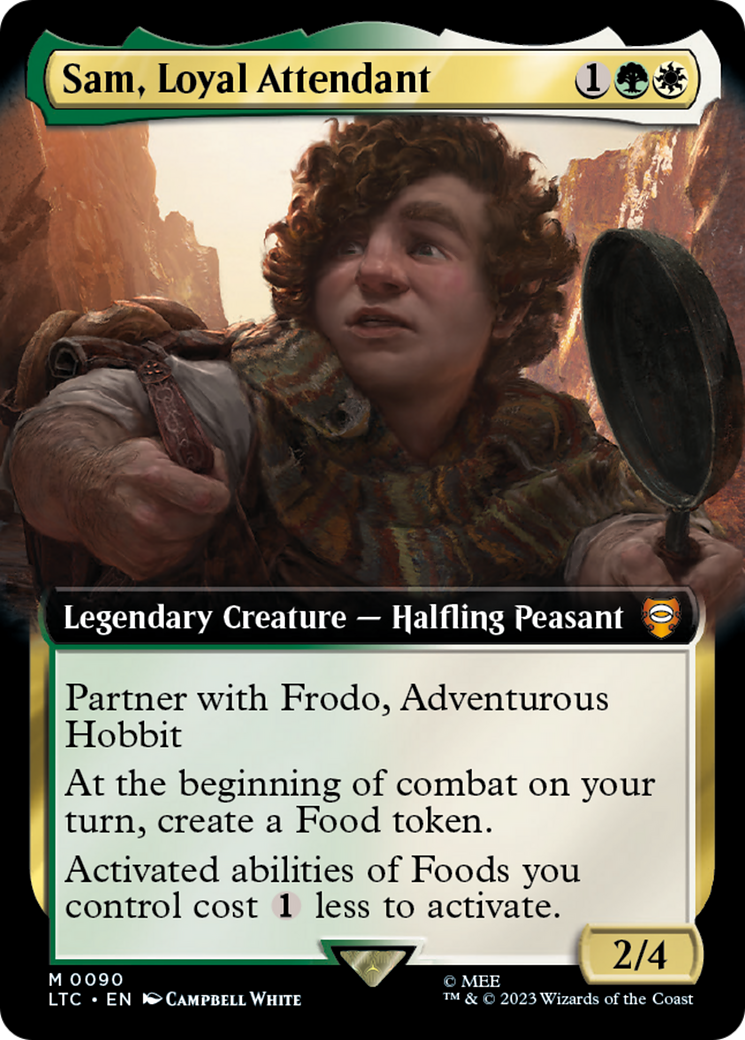 Sam, Loyal Attendant (LTC-090) - Tales of Middle-earth Commander: (Extended Art) Foil