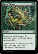 Beast Within (BLC-206) - Bloomburrow Commander