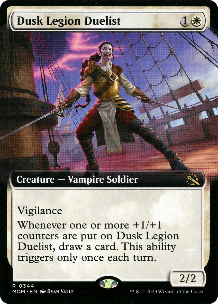 Dusk Legion Duelist (MOM-344) - March of the Machine: (Extended Art)