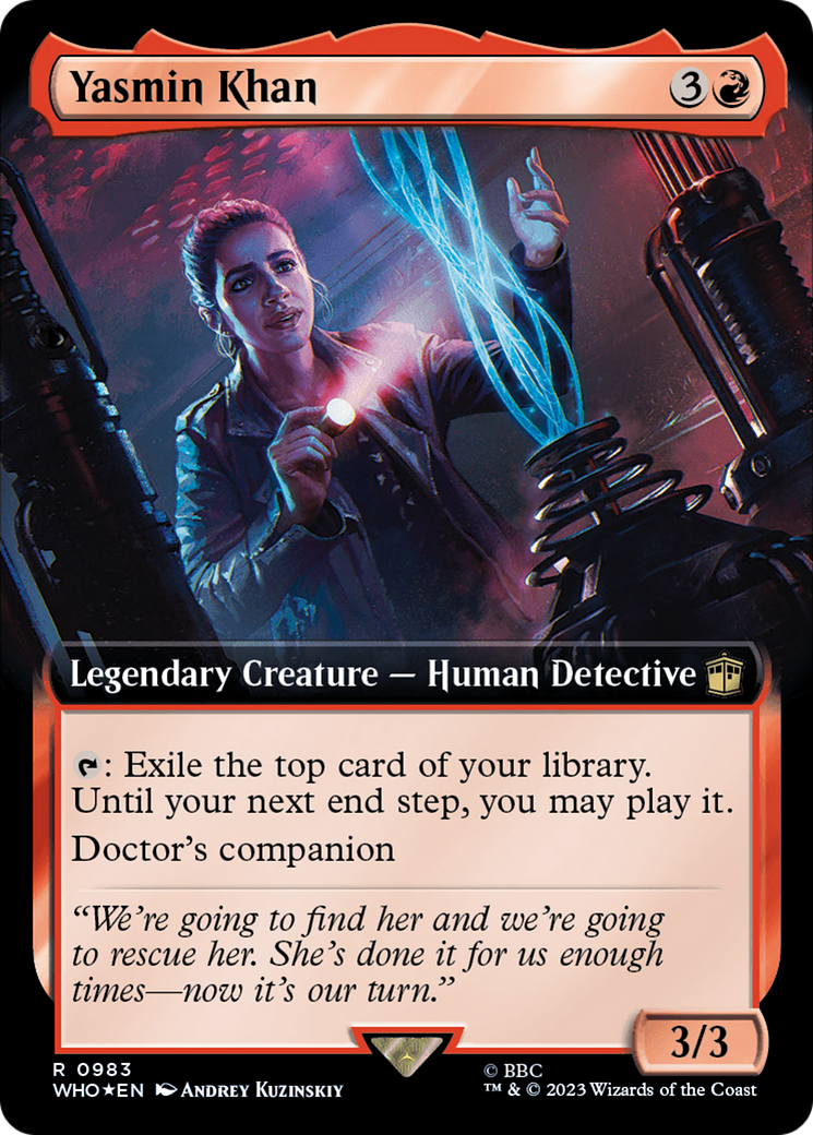 Yasmin Khan (WHO-983) - Doctor Who: (Extended Art) Foil