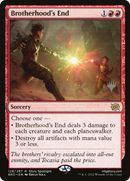 Brotherhood's End (PPBRO-128) - The Brothers' War Promos Foil