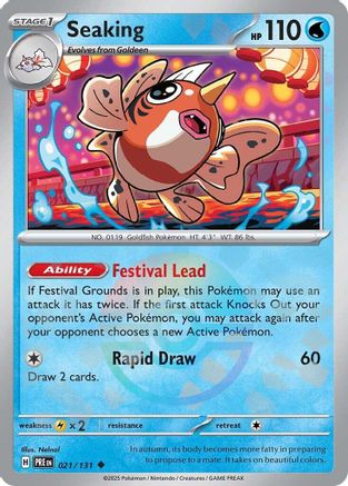 Seaking (021/131) (Poke Ball Pattern) [Scarlet & Violet: Prismatic Evolutions]