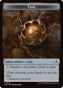 Clue // Eldrazi Horror Double-Sided Token (INR-22 // 1) - Innistrad Remastered