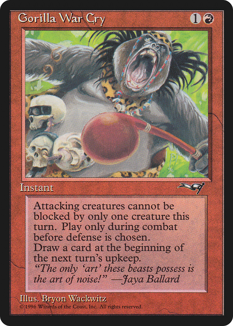 Gorilla War Cry (ALL-109) - Alliances