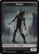 Zombie (0010) // Blood Double-Sided Token (INR-10 // 21) - Innistrad Remastered Foil