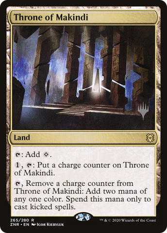 Throne of Makindi (PPZNR-265) - Zendikar Rising Promos Foil