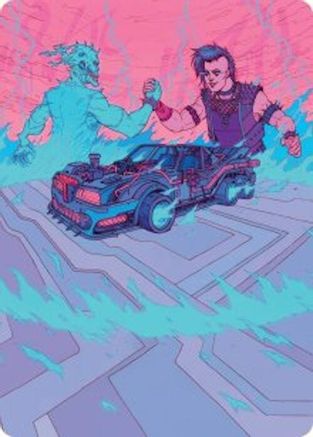 Demonic Junker Art Card (AADFT-040) - Art Series: Aetherdrift