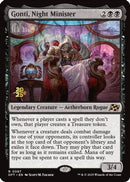 Gonti, Night Minister (PRE-087) - Prerelease Cards Foil