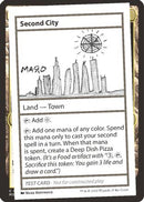 Second City (-) - Un-Known Event Playtest Cards