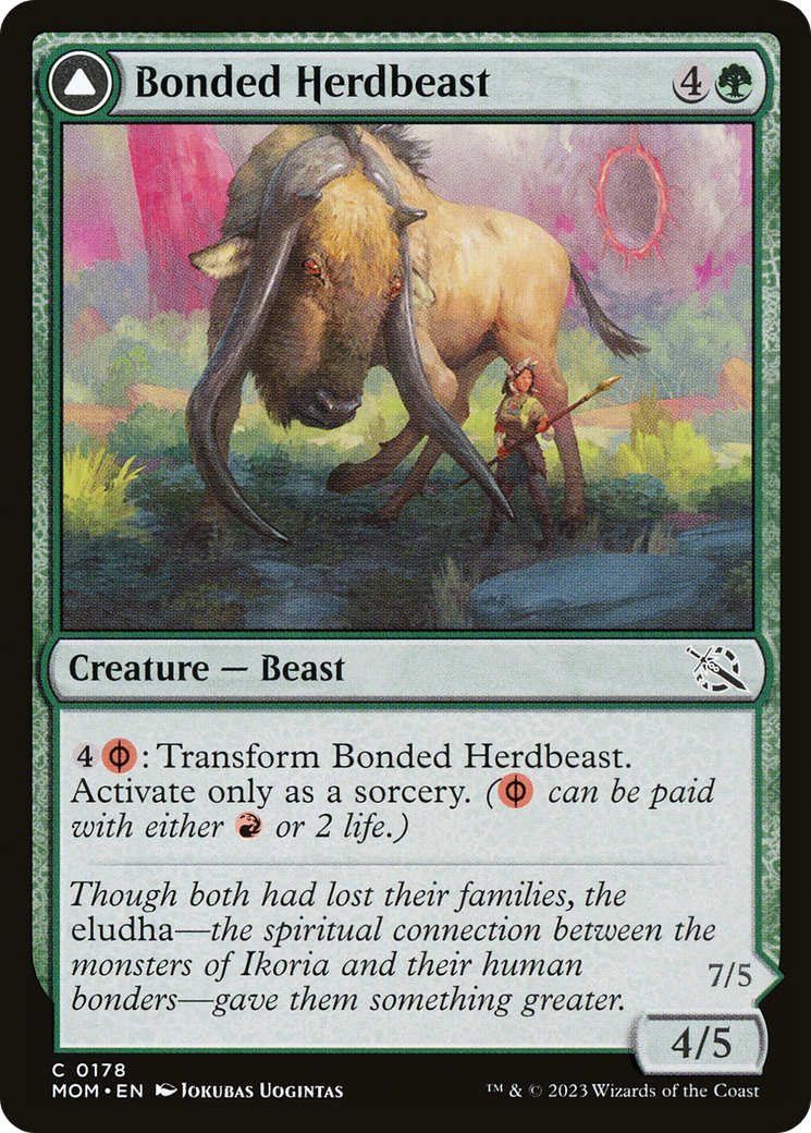 Bonded Herdbeast // Plated Kilnbeast (MOM-178) - March of the Machine