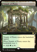 Temple of Plenty (THB-351) - Theros Beyond Death: (Extended Art) Foil