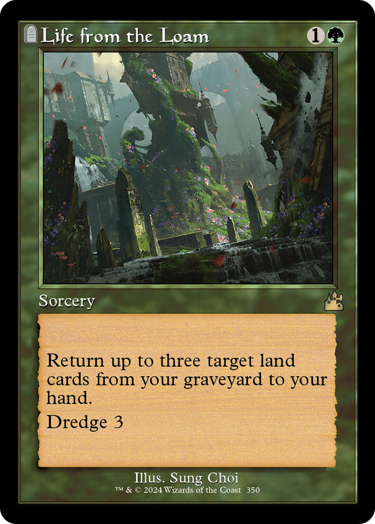 Life from the Loam (RVR-350) - Ravnica Remastered: (tombstone) Foil