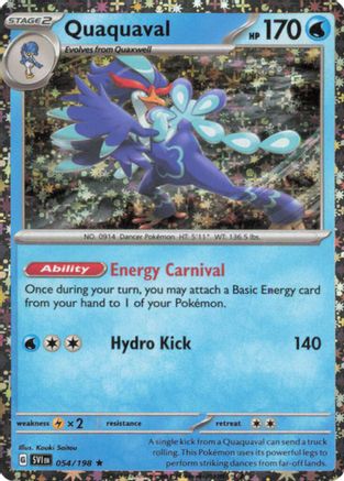 Quaquaval (054/198) (Sparkle Holo) [Miscellaneous Cards]