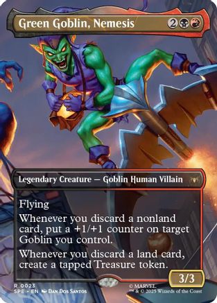 Green Goblin, Nemesis (Borderless) (SPE, MAR-023) - Marvel's Spider-Man: Eternal-Legal