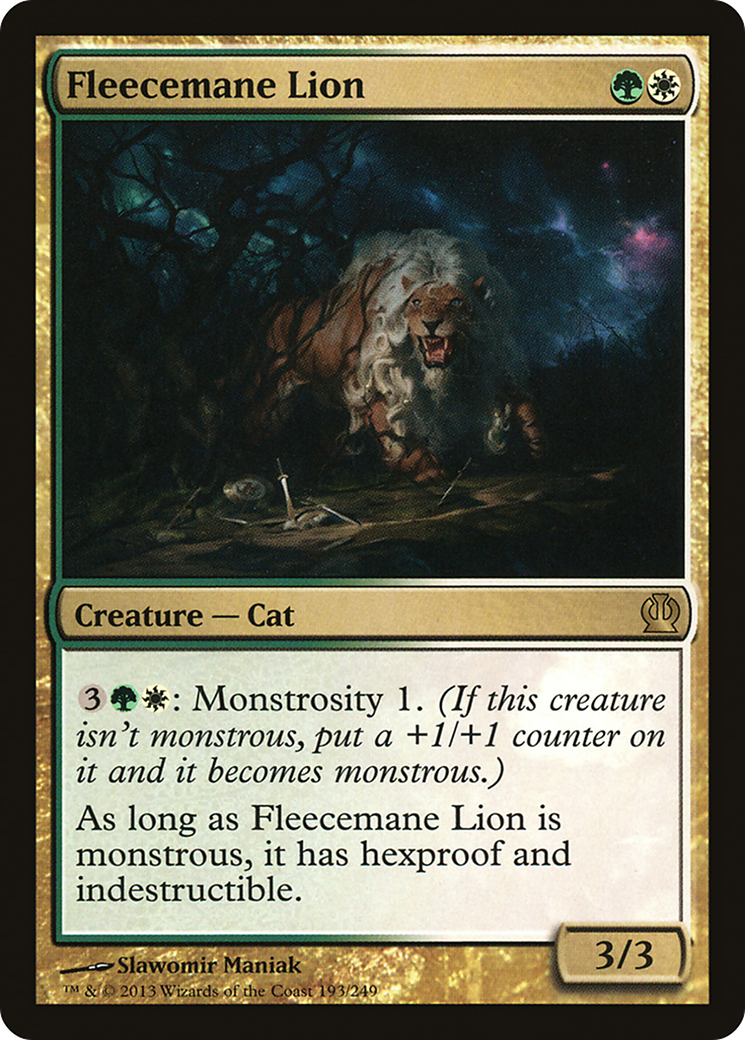 Fleecemane Lion (THS-193) - Theros