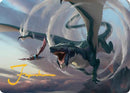 Whirlwing Stormbrood Art Card (27/54) (Gold-Stamped Signature) (AATDM-027) - Art Series: Tarkir: Dragonstorm