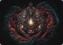 Mox Jasper Art Card (41/54) (AATDM-041) - Art Series: Tarkir: Dragonstorm