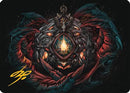 Mox Jasper Art Card (41/54) (Gold-Stamped Signature) (AATDM-041) - Art Series: Tarkir: Dragonstorm
