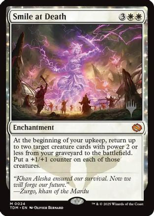 Smile at Death (PPTDM-024) - Promo Pack: Tarkir: Dragonstorm Foil