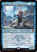 Taigam, Master Opportunist (PPTDM-060) - Promo Pack: Tarkir: Dragonstorm Foil