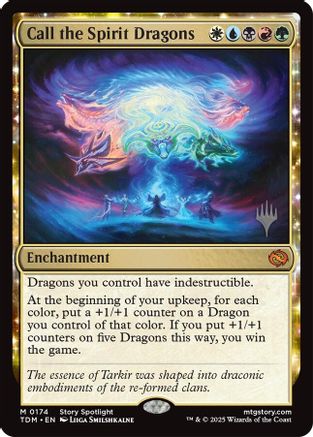 Call the Spirit Dragons (PPTDM-174) - Promo Pack: Tarkir: Dragonstorm