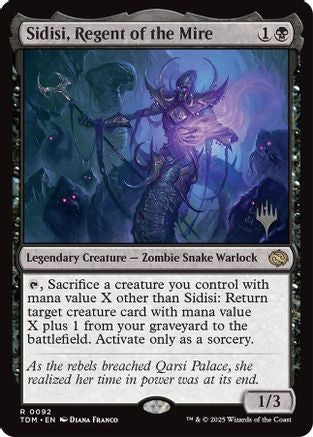 Sidisi, Regent of the Mire (PPTDM-092) - Promo Pack: Tarkir: Dragonstorm