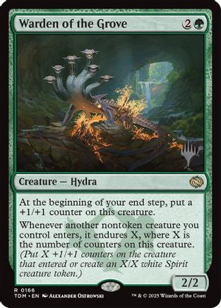 Warden of the Grove (PPTDM-166) - Promo Pack: Tarkir: Dragonstorm