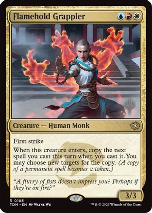 Flamehold Grappler (PPTDM-185) - Promo Pack: Tarkir: Dragonstorm