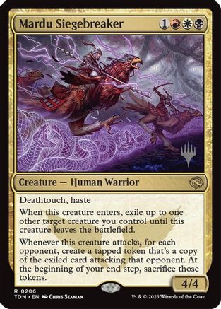 Mardu Siegebreaker (PPTDM-206) - Promo Pack: Tarkir: Dragonstorm