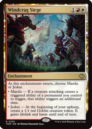 Windcrag Siege (PPTDM-235) - Promo Pack: Tarkir: Dragonstorm