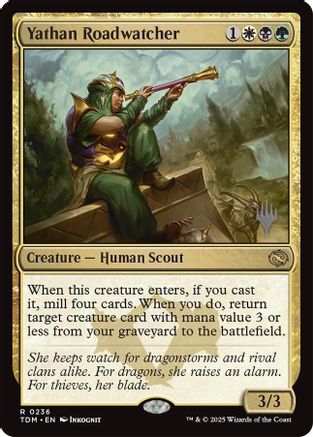 Yathan Roadwatcher (PPTDM-236) - Promo Pack: Tarkir: Dragonstorm