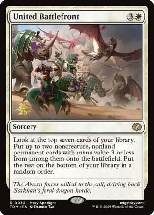 United Battlefront (PRE-032) - Prerelease Cards Foil