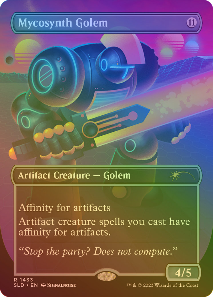 Mycosynth Golem (SLD-1433★) - Secret Lair Drop (Borderless) Foil