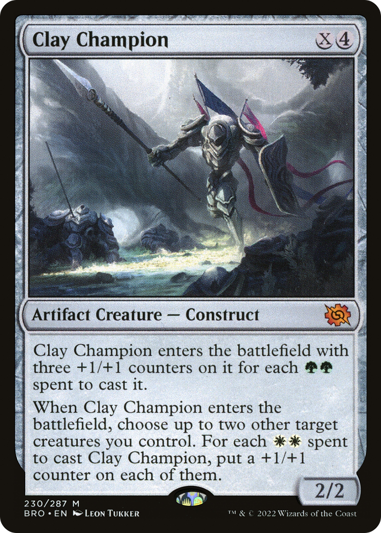 Clay Champion (BRO-230) - The Brothers' War Foil