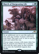 March of Burgeoning Life (PRE-201S) - Kamigawa: Neon Dynasty Promos Foil