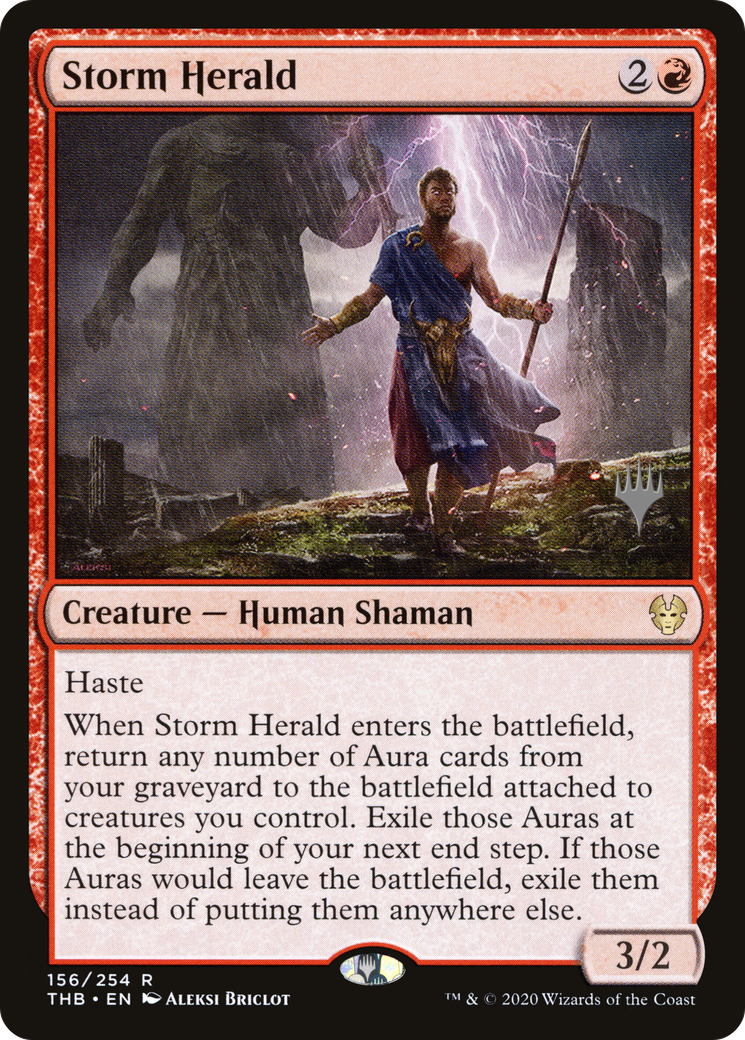 Storm Herald (PPTHB-156) - Theros Beyond Death Promos Foil