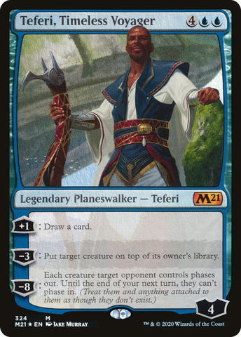 Teferi, Timeless Voyager (M21-324) - Core Set 2021 Foil