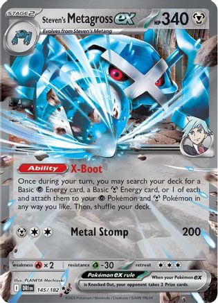 Steven's Metagross ex (145/182) [Scarlet & Violet: Destined Rivals]