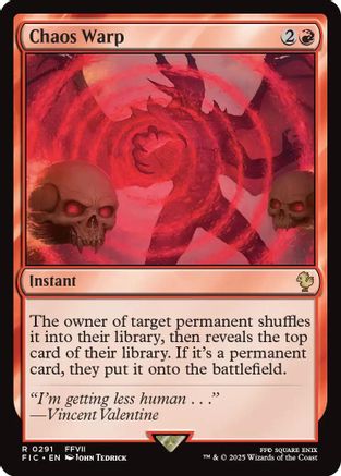 Chaos Warp (FIC-291) - Commander: FINAL FANTASY