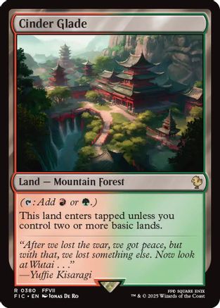 Cinder Glade (FIC-380) - Commander: FINAL FANTASY