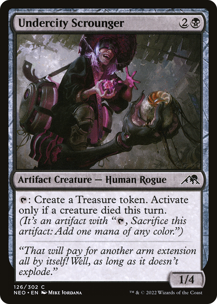 Undercity Scrounger (NEO-126) - Kamigawa: Neon Dynasty Foil