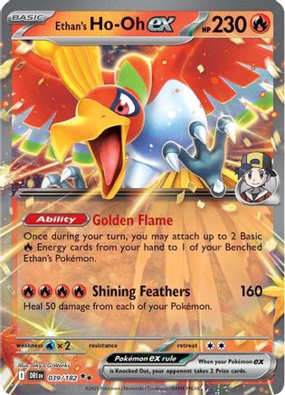 Ethan's Ho-Oh ex (039/182) [Scarlet & Violet: Destined Rivals]
