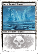 Snow-Covered Swamp (White Border) (MB2-118) - Mystery Booster 2: (snow)