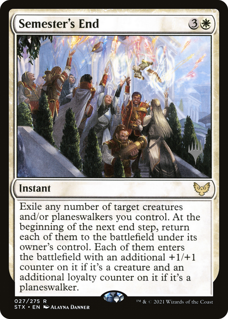 Semester's End (PPSTX-27P) - Strixhaven: School of Mages Promos Foil