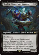 Shadow, Mysterious Assassin (Extended Art) (FIC-148) - Commander: FINAL FANTASY Foil