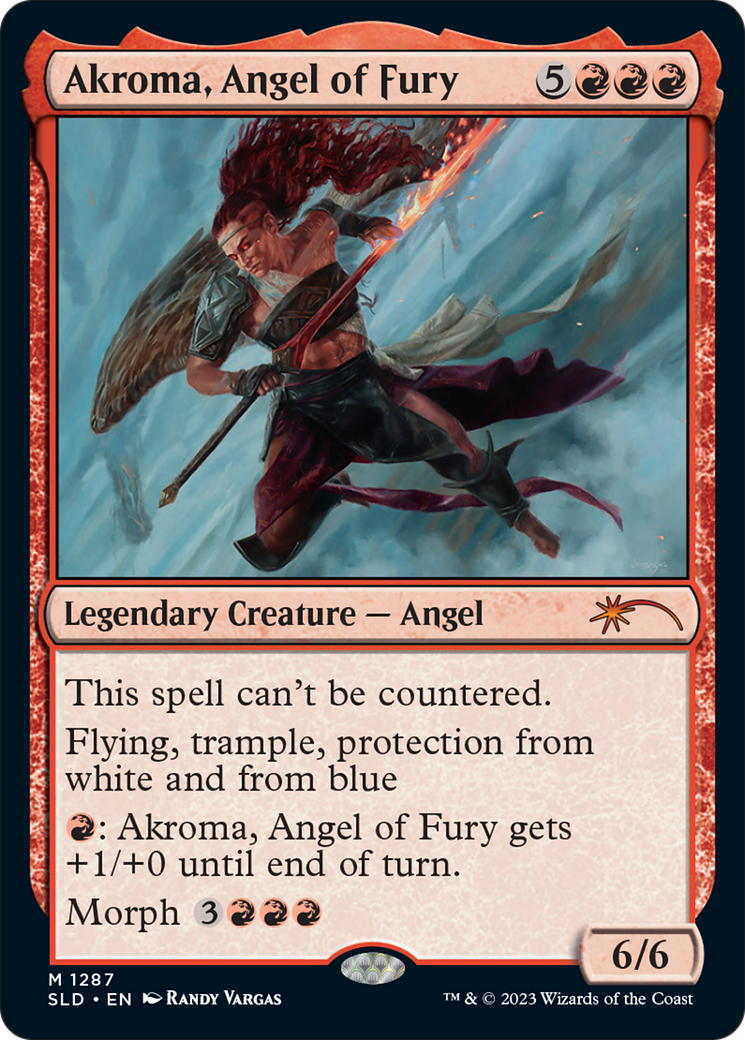 Akroma, Angel of Fury (SLD-1287) - Secret Lair Drop Foil
