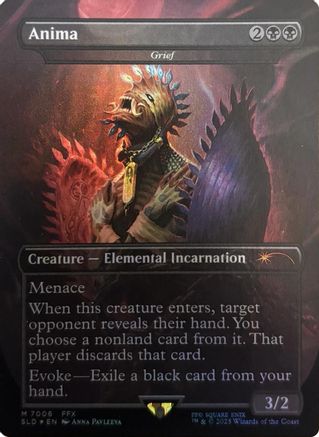 Anima - Grief (Rainbow Foil) (SLD-7006) - Secret Lair Drop Series Foil