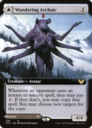 Wandering Archaic // Explore the Vastlands (STX-286) - Strixhaven: School of Mages: (Extended Art)