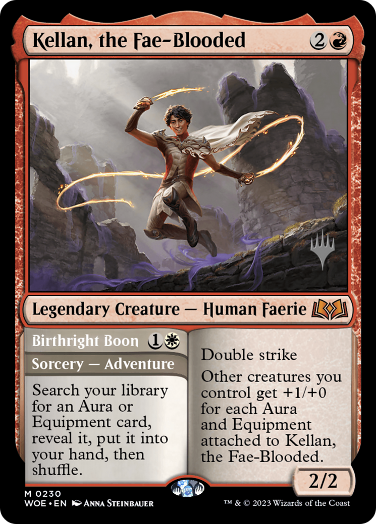 Kellan, the Fae-Blooded // Birthright Boon (PPWOE-230) - Wilds of Eldraine Promos